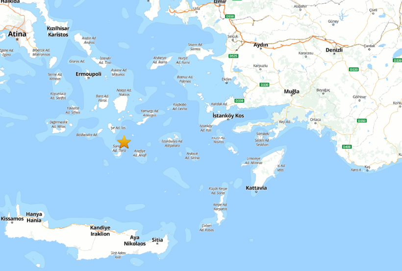 SON DEPREMLER LİSTESİ | Ege Denizi’nde 3.5 büyüklüğünde deprem! - Resim : 1