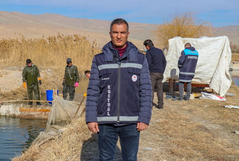 Van'da alabalık sağımı yapıldı! İşte o görüntüler... - Resim: 3