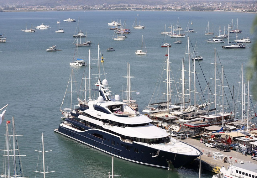 Haftalık kirası 1 milyon euro! Lüks yat 'Solandge' Fethiye'de - Resim: 3