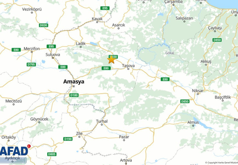 Son dakika: Amasya'da korkutan deprem - Resim : 1