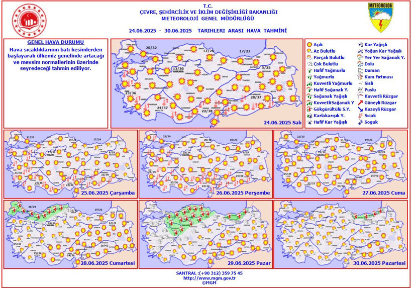 Meteoroloji uyardı! Sıcaklıklar artıyor: 40 dereceyi bulacak - Resim : 1