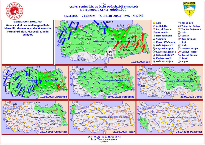 Mart bitmeden kapıdan baktıracak! Hava 20 derece soğuyacak: Birçok bölgede kar bekleniyor - Resim : 1
