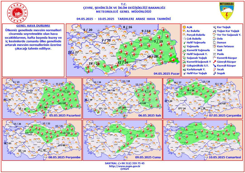 Meteoroloji uyardı! Sıcaklıklar mevsim normallerinin üzerine çıkacak! - Resim : 1