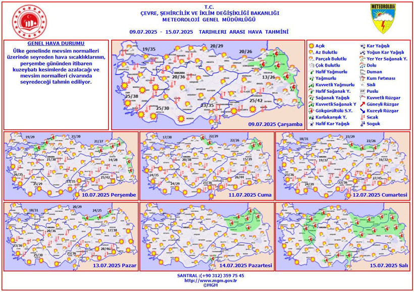 İstanbul bugün yandı, yarın serinliyor! Yağmur yağacak mı? - Resim : 2