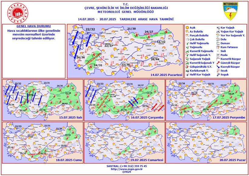 Sıcaklıklar tekrar mevsim normallerinin üzerine çıkıyor! Meteoroloji açıkladı: Bugün hava nasıl olacak? - Resim : 1