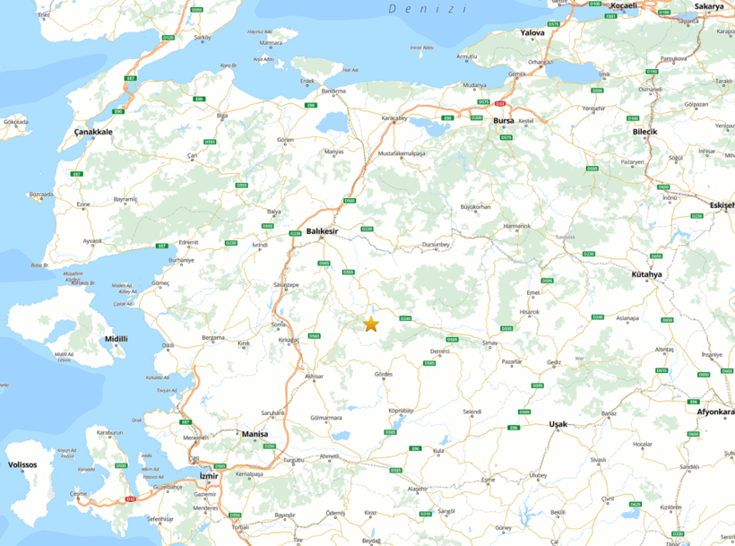 Balıkesir'de 4.2 büyüklüğünde deprem! | SON DEPREMLER LİSTESİ - Resim : 1