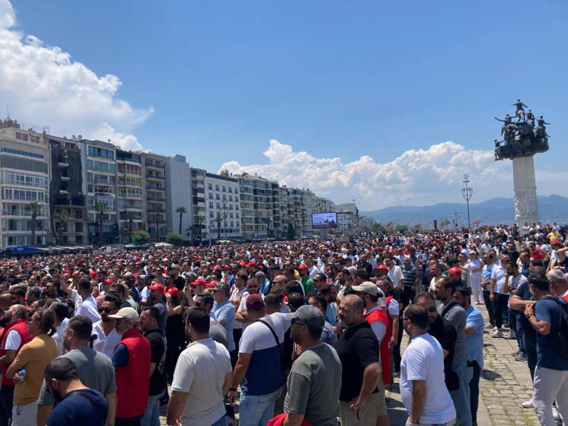 İzmir'de grev 7. gününde! Sandıklar kurulacak, belediyenin teklifi işçilerin oylarına sunulacak - Resim : 3