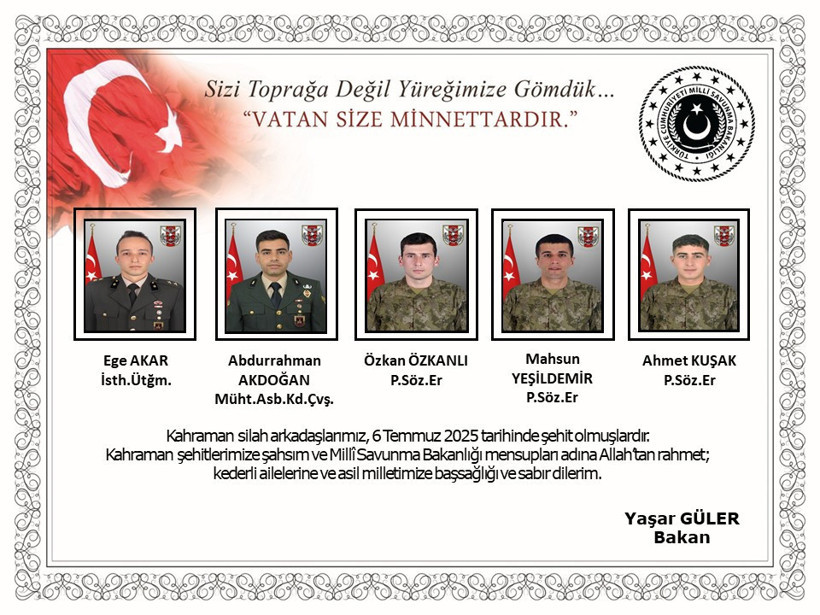 Son dakika: Metan gazı nedeniyle 8 askerimiz şehit oldu - Resim : 1