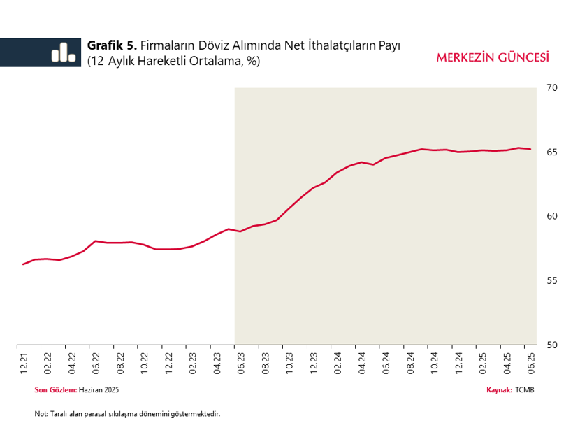 TCMB analizi açıkladı: Firmaların döviz biriktirme eğilimi zayıflıyor - Resim : 6