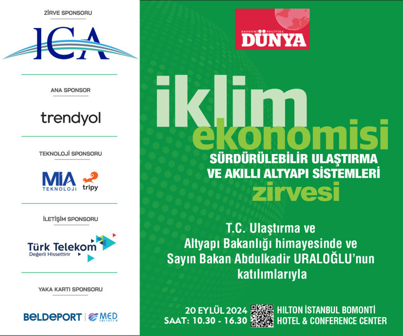DÜNYA'dan 2’nci zirve: İklim Ekonomisi Sürdürülebilir Ulaştırma ve Akıllı Altyapı Sistemleri - Resim : 2