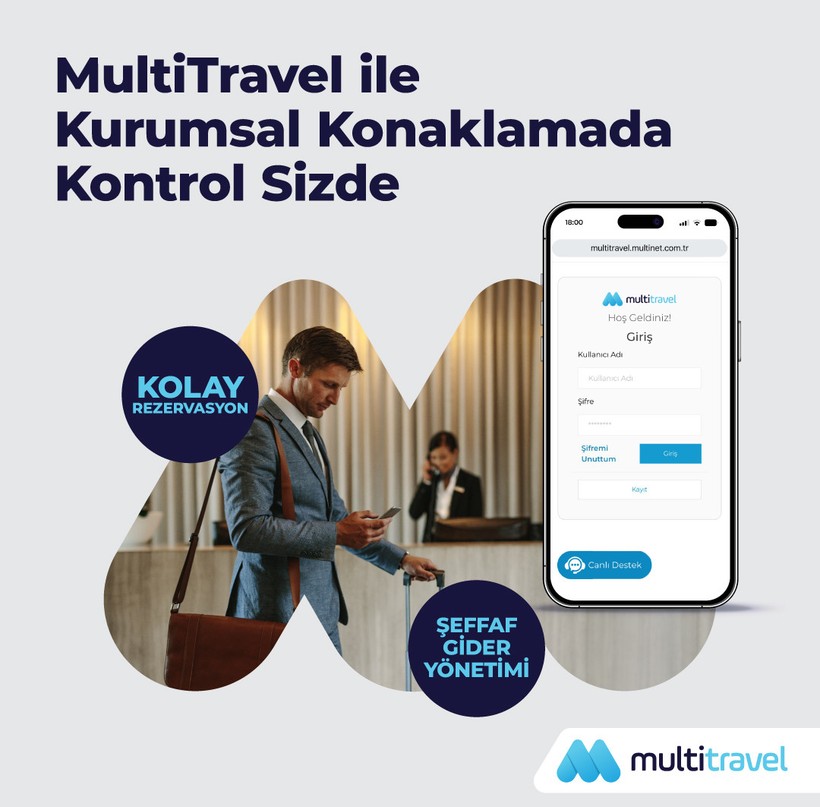 MultiTravel ile iş seyahatlerinde tasarruflu gider yönetimi - Resim : 1