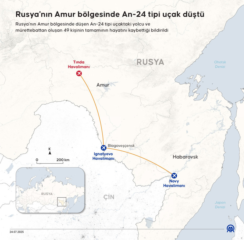 Rusya'da kaybolan yolcu uçağının enkazı bulundu! Kazada kurtulan olmadı - Resim : 1