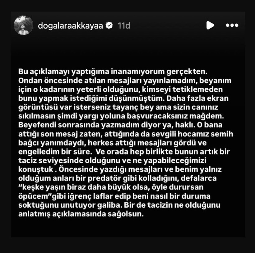 Taciz iddiaları sonrası Tayanç Ayaydın diziden çıkarıldı - Resim : 1