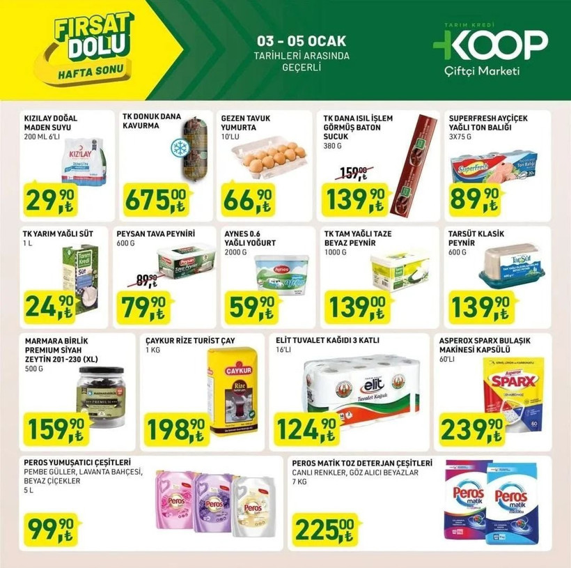 TARIM KREDİ KOOPERATİFİ İNDİRİM KATALOĞU BELLİ OLDU! 3-5 Ocak tarihlerinde hangi ürünler indirimli? - Resim: 4