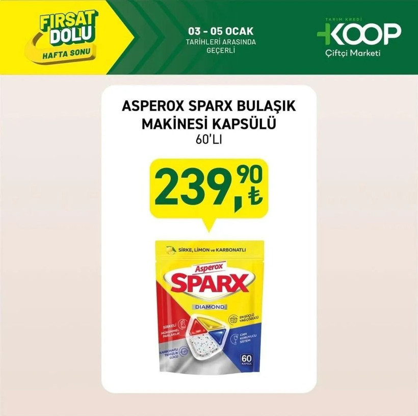 TARIM KREDİ KOOPERATİFİ İNDİRİM KATALOĞU BELLİ OLDU! 3-5 Ocak tarihlerinde hangi ürünler indirimli? - Resim: 2