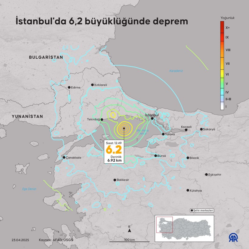 Son dakika haberi: İstanbul'da 6.2 büyüklüğünde deprem oldu! - Resim : 1