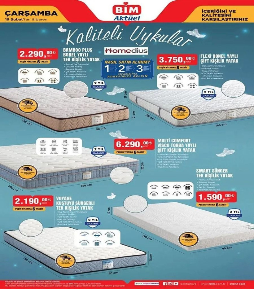 BİM 19 ŞUBAT 2025 AKTÜEL KATALOĞU YAYIMLANDI: BİM'e Nofrost Buzdolabı Geliyor! - Resim: 2