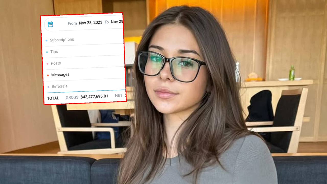 Sophie Rains OnlyFans'ten bir yılda 43 milyon dolar kazandı! Ekran(01)