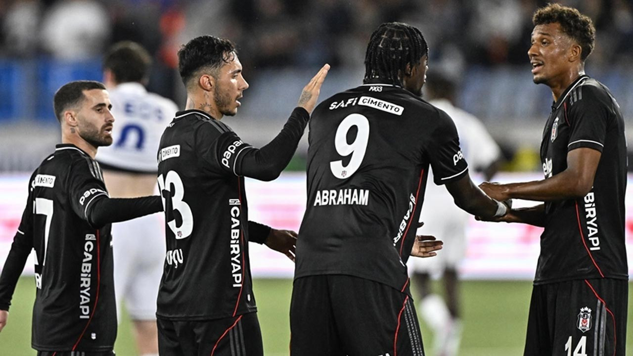 Beşiktaş-Lausanne maçının ilk 11 'leri belli oldu