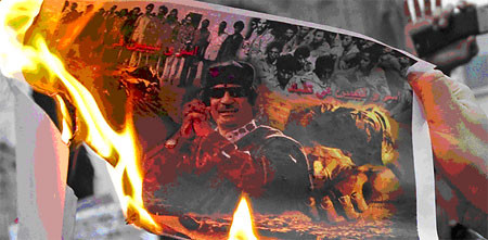 Kaddafi meydan okudu - Resim : 1