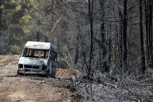 Orman yangını büyüyor - Resim : 1