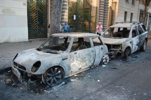 Roma&#039;yı savaş alanına çevirdiler - Resim : 1