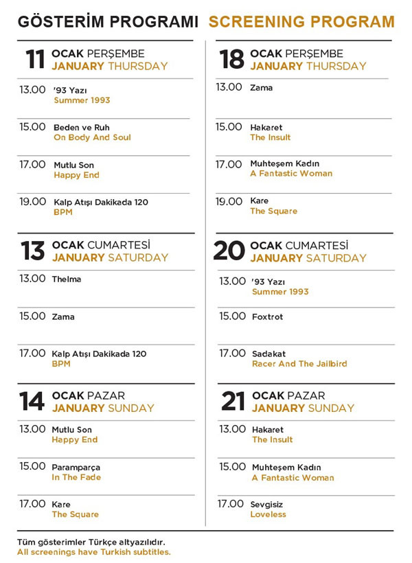 Oscar'ın Yabancıları İstanbul Modern Sinema'da - Resim : 1