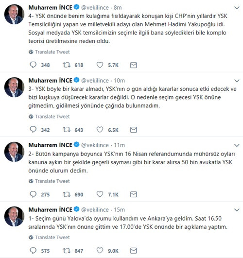 Muharrem İnce seçim gününü anlattı - Resim : 4