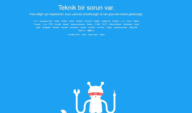 Twitter'a erişim sorunu - Resim : 1