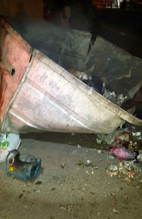 Diyarbakır'da çöp konteynerinde patlama - Resim : 1