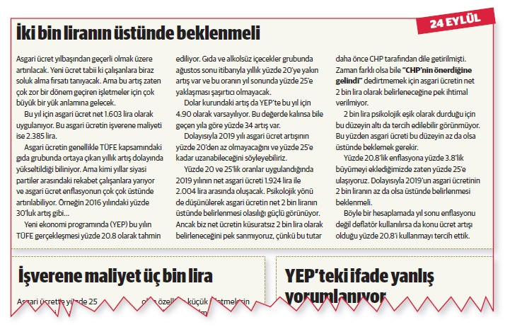 Asgari ücrette 16 liralık yanılgı! - Resim : 1