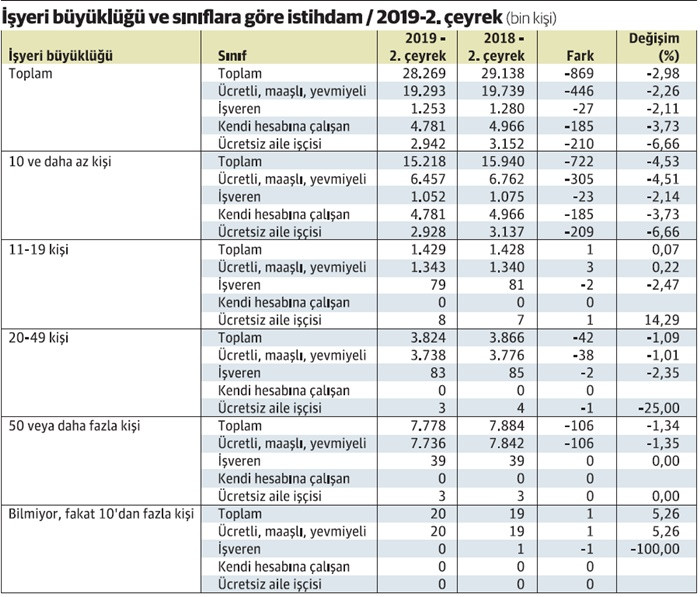 Ekonomik krizin ikinci çeyrek istihdam karnesi - Resim : 1