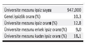Bir milyona yakın üniversite mezunu işsiz gençlerin hali ne olacak! - Resim : 2