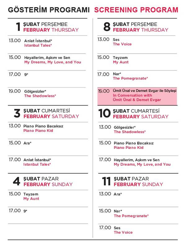 Ümit Ünal İstanbul Modern Sinema'da - Resim : 1